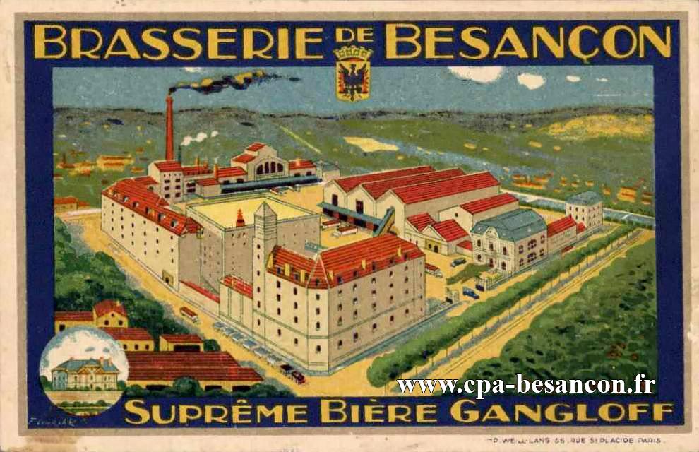 BRASSERIE DE BESANÇON - SUPRÊME BIÈRE GANGLOFF